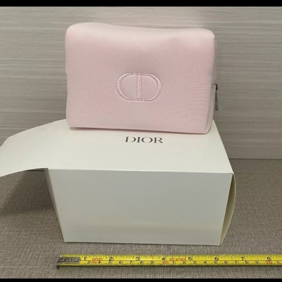 DIOR- Pink CD Zip Pouch - Picture 1 of 3
